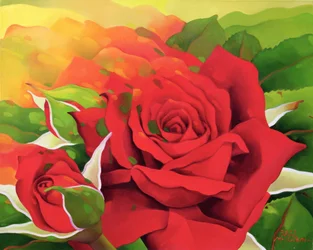Les Roses dans le Festival de Lumière, 2003